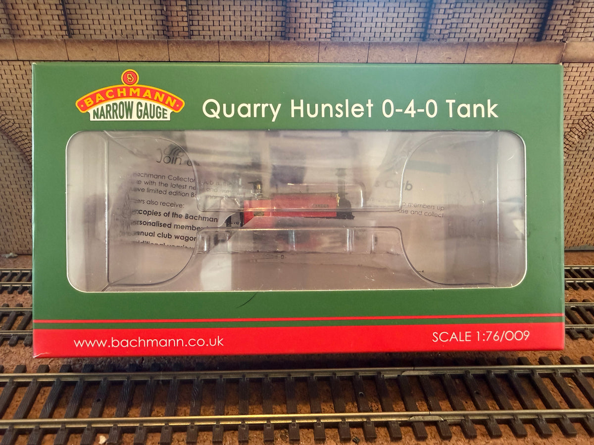 Bachmann 391-050 (OO9) Hunslet ‘Dinorwic Alice Type’ 0-4-0 “Alice” in Dinorwic Quarry Red. DCC Ready